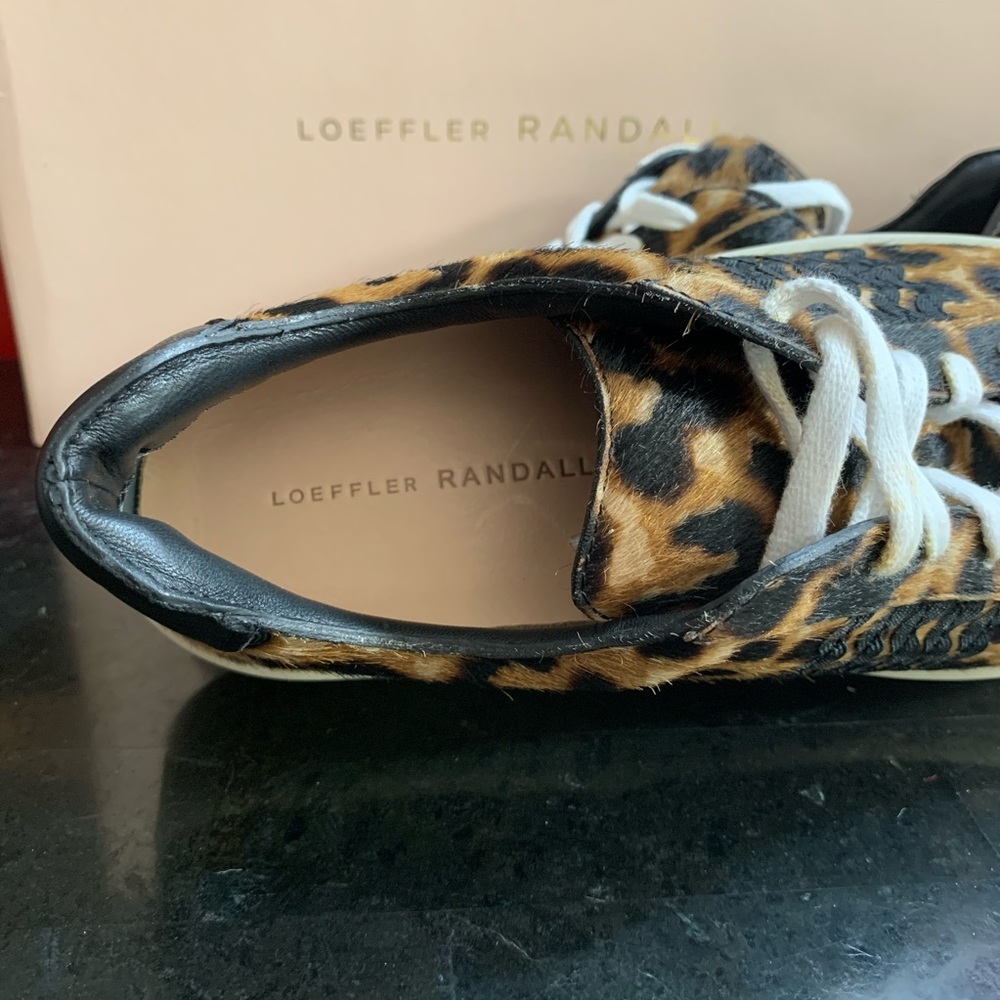 Loeffler Randall NIB! Leopard Sneakers $395 - Picture 13 of 16